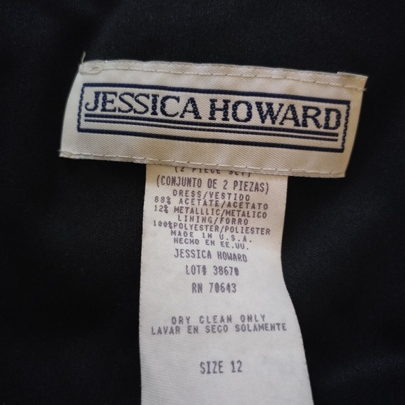 🌺Beautiful blue sparkly Jessica Howard gown 🌺 - Picture 5 of 6